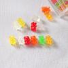 Casa de muñecas1:12 Miniaturas de Osos de Colores para Casa de Muñecas, Comida en Miniatura, Escena de Juego, Accesorios para Muñecas
