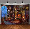 Amazon Transfronterizo Tapiz Navideño Decoración del Hogar Tela de Pared Atmósfera de Dormitorio Tela Colgante Tela de Fondo para Fotografía
