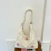Coleção nova de 2026: bolsa tote chique e fresca com um laço, perfeita para o trabalho, o trajeto e a escola; bolsa de ombro estilosa e única