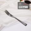 Juego de Cuchillo para Bistec y Tenedor de Hotel Occidental Juego de 3 Piezas de Tenedor y Cuchara 201 Vajilla Occidental Creativa Negra Titanio Kaya