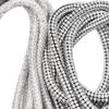 Venta al por mayor de fábrica línea de taladro para agarrar bolsa de taladro cuerda de algodón tira de taladro de diamantes de imitación tira de taladro blanca cuerda suave accesorios para zapatos accesorios diy