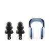 Tampões de Ouvido de Silicone Tampões de Ouvido Árvore de Natal de Três Camadas Proteção Auditiva à Prova d'Água Tampões de Ouvido para Natação Clipe de Nariz para Adultos Tampões de Ouvido Conjunto de Natação
