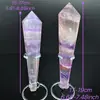 Nuevo producto de gran éxito en el mercado internacional: Souvenir de Cristal Natural, Decoración del Hogar, Cetro de Fluorita Morada de Punta Única Pulido a Mano