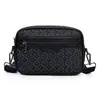 Bolsa de Ombro Único em PU Masculina de Grande Capacidade para o Dia a Dia Bolsa Transversal Repelente à Água Bolsa Transversal Horizontal Mochila Masculina Pequena Nova da Moda
