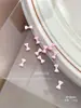 Mini acessórios de unha com laço de liga dopamine laço de gravata estéreo broca de unha decorações simples de Coringa atacado