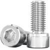 Suministro Directo de Fábrica Tornillo de Cabeza Cilíndrica de Acero Inoxidable 304 con Hexágono Interior Rosca Inversa, Varilla Roscada Tornillo de Rosca Inversa M4-M20