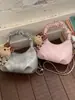 Bolsa Plissada Transfronteiriça Feminina Moda Bolsa de Corrente 2025 Outono e Inverno Novo Estilo Bolsa de Ombro Simples Elegante Bolsa Transversal
