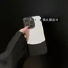 Funda de Teléfono con Patrón de Cuero Napa de Comercio Exterior Adecuada para Apple 15promax Gama Alta 14 Espejo de Cristal 12 Magnético 11
