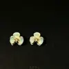 Pendientes Franceses Vintage [Frescura Menta] Diseño Retro de Nicho Pendientes de Lujo Elegantes