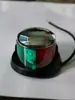 E011072 Luz de Señalización de Navegación Indicadora para Yates Marinos Carcasa de Aleación de Zinc Luz de Proa Roja + Verde