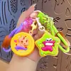 Auténtico Lindo Shin-Chan Dulce Galleta Llavero Colgante Pareja Bolso Llavero Colgante Pequeño Regalo
