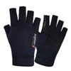 Guantes de Protección Solar de Seda de Hielo Expuestos de Dos Dedos para Hombre, Verano, Medio Dedo, Guantes Deportivos de Ciclismo, Pesca, Transpirables, Delgados