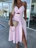Vestido de viajero informal con temperamento de nueva moda 2023 para mujeres europeas y americanas de Amazon Independent Station