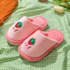 Pantuflas de Algodón JQ Jing Qi para Niños Niñas Invierno Interior Hogar Zapatos Conejo Antideslizante Bebé Niños Bebé Pantuflas