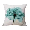 Almofada de Sofá Flor Pintura a Tinta Minimalista Moderna Almofada de Cadeira linho interior e exterior durável cintura atacado