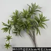 Folhagem de Casamento, Capim Aspargo Real, Galhos Longos, Botões de Salgueiro, Flores Artificiais, Decoração de Casamento Estilo Floresta Verde, Arranjo Floral de Fundo, Guia de Corredor