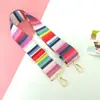 Novos acessórios de bolsa floral alça de bolsa alça de ombro larga anti-gravidade alça de ombro ajustável transversal alça de ombro longa alça colorida