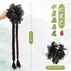 Nova Peruca de Rabo de Cavalo com Borla Estilo Chinês Antigo com Design Trançado para o Verão, Fresca e Elegante