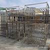 Rack móvel de aço inoxidável para caminhão de alimentos congelados, rack de secagem de alimentos, rack de sala de secagem
