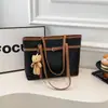Bolso de Hombro Nuevo de Moda Transfronterizo para Mujer, Bolso Tote Casual de Gran Capacidad para Mujer, Bolso de Mano para Viaje, Bolso Elegante para Mujer