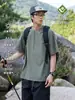 Camiseta de manga corta para hombre y mujer, fresca, transpirable, de secado rápido, con protección solar para exteriores, nuevo top deportivo fino de verano, holgado, de media manga