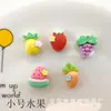 Mini Pequeña Fruta Sandía Fresa Uva Piña Resina Accesorios diy Gel de Crema Funda de Teléfono Clip para el Cabello Material