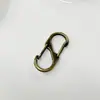 Acessórios de Ferragens para Bagagem, Ganchos de Ferragem, Fivelas de Anel D, Ganchos de Suspensão Ajustáveis, Chaveiros de Bronze Antigo, Fechos Giratórios Universais
