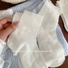 Calcetines de Color Sólido para Mujer, Estilo Delgado de Primavera y Verano, Diseño de Corazón Hueco, Calcetines Cortos Transpirables, Calcetines Cortos de Malla Estilo Ballet, Calcetines Blancos