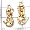 Amazon Más Vendido Nuevo Aleación de Oro Kc Colgante de Sirena Delfín Colgante DIY Pulsera Collar Accesorios de Joyería