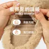 Pantuflas de algodón antideslizantes Babudou para mujer, nuevo modelo 2026 otoño/invierno, cálidas de felpa para interior, pantuflas de suelo