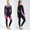 Traje de mergulho flutuante profundo de 3 mm, à prova d'água e à prova de frio, para áreas externas, surfe, natação de inverno, manga comprida, traje de banho quente para mulheres