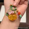 Cera de Abeja de Segunda Generación Varios Estilos Oso Bolsa de Queso Colgante Llavero DIY Exquisito Adorno de Joyería