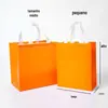 Bolsa Descartável Não Tecida para Delivery Catering Churrasco Comercial Lagosta Chá de Leite Bolsa Tote Impermeável Logotipo Impresso Personalizado