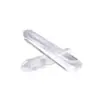 Cristal blanco natural monocristal prisma hexagonal puntiagudo piedra expansora de aromaterapia columna de energía piedra en bruto adornos decorativos venta al por mayor