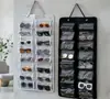 Bolsa de almacenamiento para ojos de fieltro transfronteriza, bolsillo de gran capacidad, bolsa de almacenamiento de accesorios decorativos colgantes, bolsa de almacenamiento para puerta de dormitorio