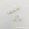 Fritillaria de Água Doce Vidro Contas Espalhadas Doze Constelações 12mm Estampagem Bronzeada Furo Passante Galvanoplastia Diy Acessórios para Roupas