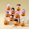 Nuevos Adornos Lindos de Halloween Transfronterizos, Accesorios Divertidos de Decoración DIY de Calabaza, Pequeños Adornos de Artesanía de Resina