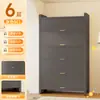 Gabinete de Almacenamiento para el Hogar Gabinete de Almacenamiento de Acero Librero para Dormitorio Gabinete de Almacenamiento de Múltiples Niveles de Pie para Sala de Estar Balcón con Puerta Gabinete de Hierro