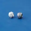 Plata de Ley S925 Vintage Personalizadas Cruz Estrella Cuadrado Espaciadores Cuadrados de Plata Accesorios para Joyería DIY