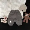 Sudadera de Felpa para Bebé Otoño e Invierno Niños y Niñas Deportiva Engrosada Pantalones Jogger Infantil Cálido de Invierno Pantalones Largos Invierno