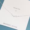 Collar de Plata de Ley 925 Hoja de Ginkgo Estilo Mori para Mujer Elegante Pequeño Fresco Cadena Clavicular Joyería Simple de Lujo Ligero Regalo de Cumpleaños