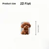 Protector de cable de datos acrílico 2D, previene la rotura, presenta diseños de animales de dibujos animados, cable de datos para teléfono Tipo-C, para ventas transfronterizas