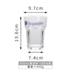 Copo Fujia copo de cerveja branco alto valor de cor copo de cerveja de barril finamente fermentado copo de bebida de vidro comercial para bar belga