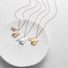 [Venda a quente transfronteiriça] DIY moda criativa de aço inoxidável envelope pingente galvanizado 18K ouro lettering envelope colar