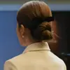 Grampo de Cabelo com Laço de Veludo de Zhao Lusi para Mulheres, Acessório de Cabelo Bico de Pato Novo de Alta Qualidade, Fashion e Simples