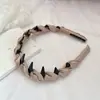 Envoltura de Tela Versátil Sencilla Diadema Dentada para Mujeres 2025 Nuevo Accesorio para el Cabello de Corona Alta para Cabello Rebelde, Diadema para Lavarse la Cara