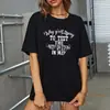 Comercio exterior comercio electrónico transfronterizo estación independiente Amazon Amazon camiseta de algodón negra amarilla estampada para mujer