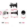 Tornillo de resorte para placa posterior de tarjeta gráfica, tornillo combinado niquelado, arcoíris jijia micro estrella núcleo tornillo de tarjeta gráfica M2