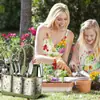 Amazon Bolsa de Herramientas de Hardware Multifuncional de Gran Capacidad de Tela Oxford para Jardinería, Bolsa de Almacenamiento de Jardín Portátil Kit de Herramientas