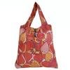 Bolsa de Compras Plegable con Logo Personalizado Bolsa Tote Portátil Bolsa de Tela Floral Bolsa Tote Publicitaria de Supermercado de Doble Capa Al Por Mayor